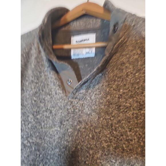 Big & Tall Sonoma Goods For Life Men Supersoft Mockneck Fleece Pullover Sweater - Picture 2 of 8